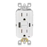 SmartlockPro GFCI USB In-Wall Outlet 2 x bid