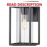 (Damaged Glass) Macstreet 12 in. 1-Light Matte Bl