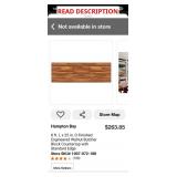 Skid Lot Folding Table, 2 Butcher Blocks