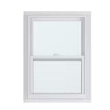 White Single Hung Low-E Argon Vinyl Window