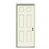 36x80 6-Panel Steel Prehung Door