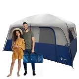 Navy 10-Person Family Tent with 2 Doors