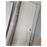 Off white Damaged door aprox 25"x80"