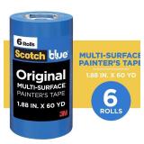 3M ScotchBlue 1.88" x 60 yd Tape (6)