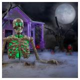 4.5 ft Grave & Bones LED Groundbreaker