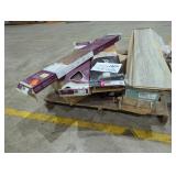 Skid Assorted Vinyl Plank Flooring, Tile Breaks