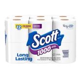 Scott Toilet Paper 12 Rolls 12000 sheet