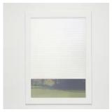 White Cordless Light Filtering Shades 31x36