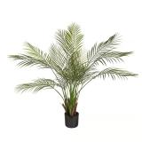 Naturae Decor 47 in. H Plastic Arca Palm Green