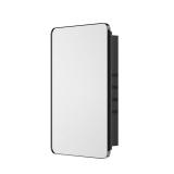 36x32 Aluminum Medicine Cabinet Black