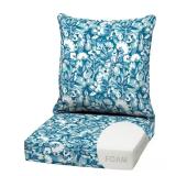 ARDEN 22x24 Foam Chair Cushion Aqua Blue