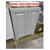 24" Grey Bathroom Vanity With Sink