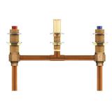 (2) Moen 3-Hole Roman Tub Valve 1/2" Comp