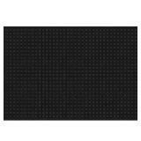 Black 48x72 in. Synthetic Mat