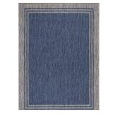 Azure Silver Aloha Washable Rug (8x10)