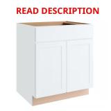 (Damaged Side) Courtland 30 in. Base Cabinet Pola