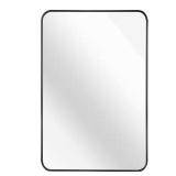 Ta. 24 in. W x 32 in. H Black Framed Mirror