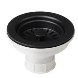 KRAUS Kitchen Sink Strainer in Black