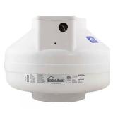 RP265C 6" Inline Radon Fan, White