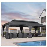 Patio Gazebo with Netting & Curtains MISSING BOXE