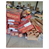 Lot of Bruce solid oak gunstock flooring