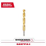 Milwaukee Shockwave 25/64" x 4-11/16" Bit