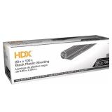 20 ft. x 100 ft. Black 6 mil Plastic Sheeting