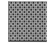 24 in. x 36 in. Union Jack Aluminum in Black