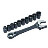 Crescent X6 Pass-Thru Wrench Set 12.9" L