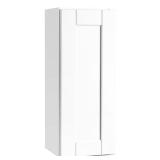 Shaker 12x12x30 in Wall Cabinet, Satin White