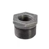 1 in. x 1/2 in. Black Iron Hex Bushing