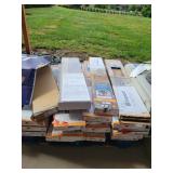 Skid lot of assorted flooring