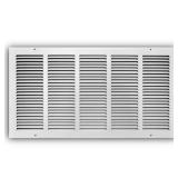 24 in. x 12 in. White Return Air Grille