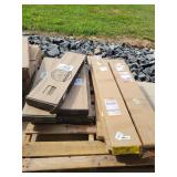 Skid lot of assorted flooring