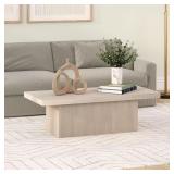 Torren 47.5 in. Alder White Coffee Table