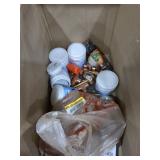 Box Lot Of Assorted Home Improvement Items
