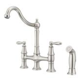 Courant Two-Handle Bridge Kitchen Faucet