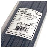 48 in. Nylon Adjustable Tie (25-Pack)