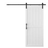 Goldenpole 32x84 Paneled H Sliding Door