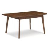 Lyncott Brown Wood Dining Table 36"