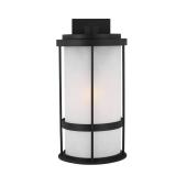 Wilburn 1-Light Black Outdoor Wall Lantern