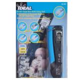 IDEAL FT-45 Feed Thru Crimper + 10 CAT6 Plugs