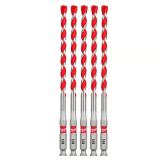 Milwaukee Hammer Drill Bit Set 5 each
