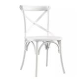 Gear Dining Side Chair in White