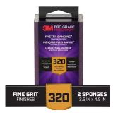 Pro Grade 2.5x4.5x1 in. 320 Grit Block (2)