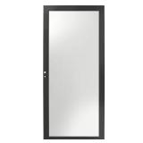 3000 Series 36x80 Black Left-Hand Storm Door