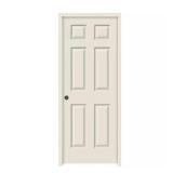 28-in x 78-in Textured 6-Panel Interior Door