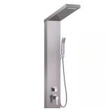 Brushed Nickel 51.2 in. 2-Jet Shower Panel