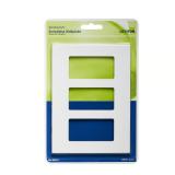 Leviton Decora Plus White 3-Gang Wall Plate