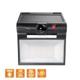 Black Solar Outdoor LED Flood Light 320LM